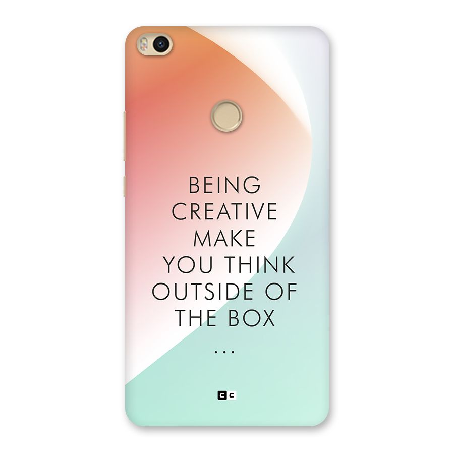 Being Creative Back Case for Mi Max 2