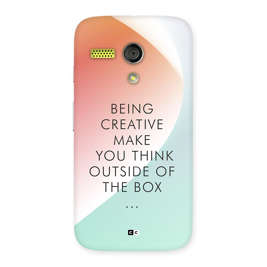 Being Creative Back Case for Moto G