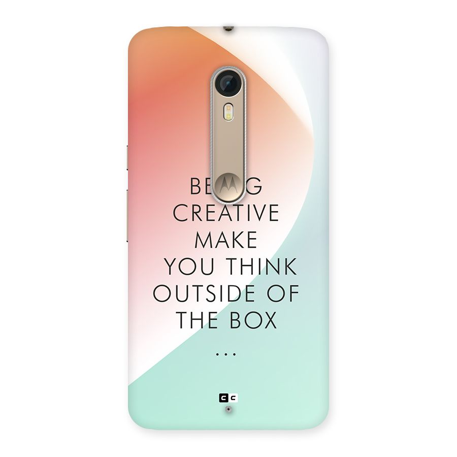 Being Creative Back Case for Moto X Style