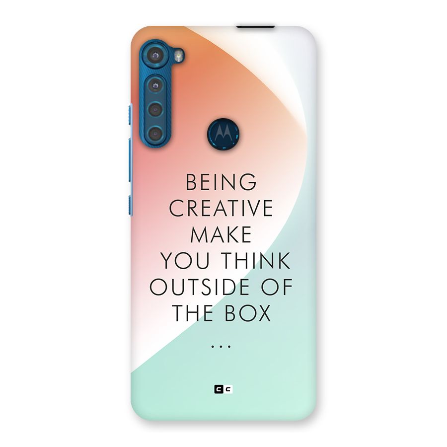 Being Creative Back Case for Motorola One Fusion Plus