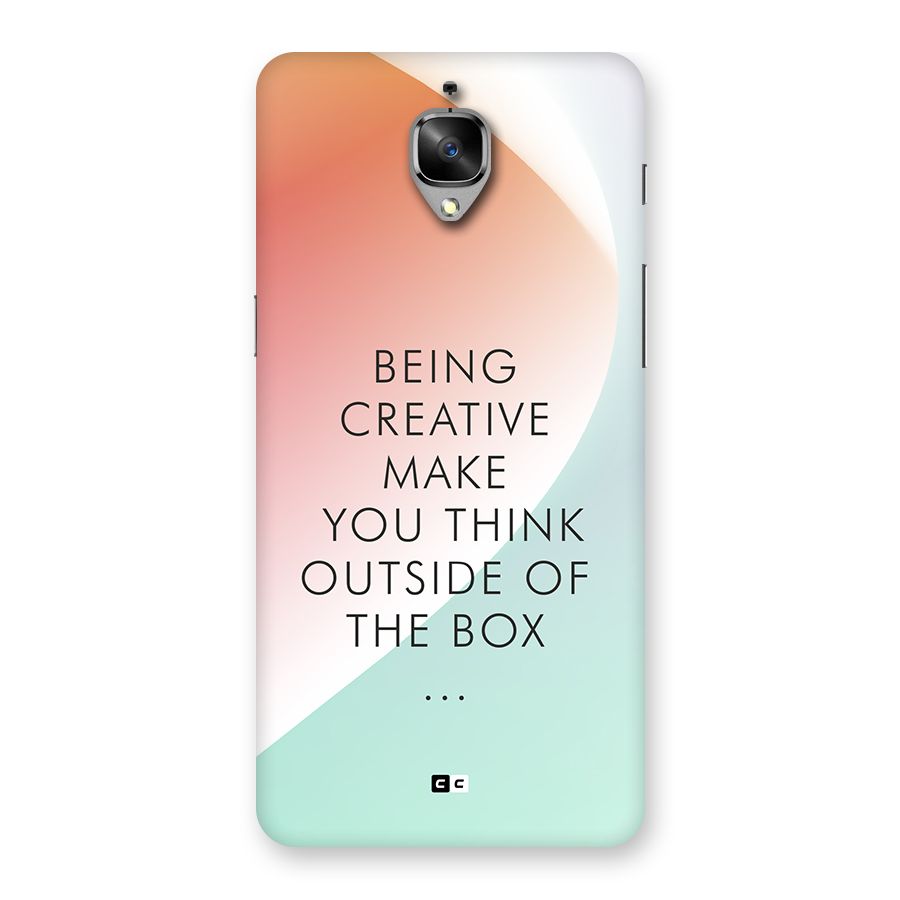 Being Creative Back Case for OnePlus 3