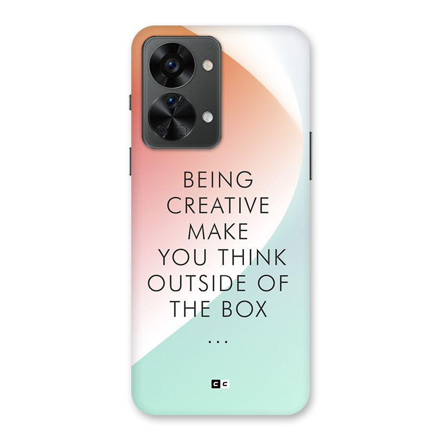 Being Creative Back Case for OnePlus Nord 2T