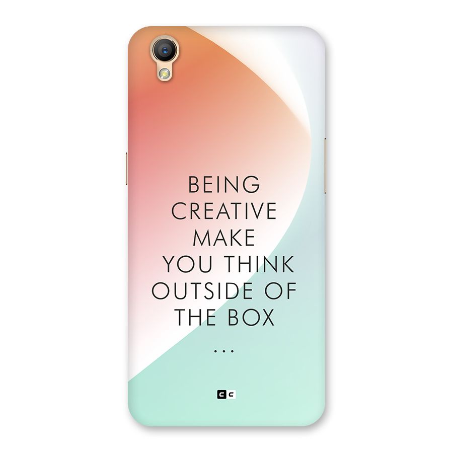 Being Creative Back Case for Oppo A37