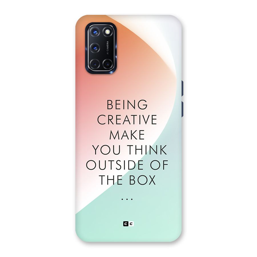 Being Creative Back Case for Oppo A52