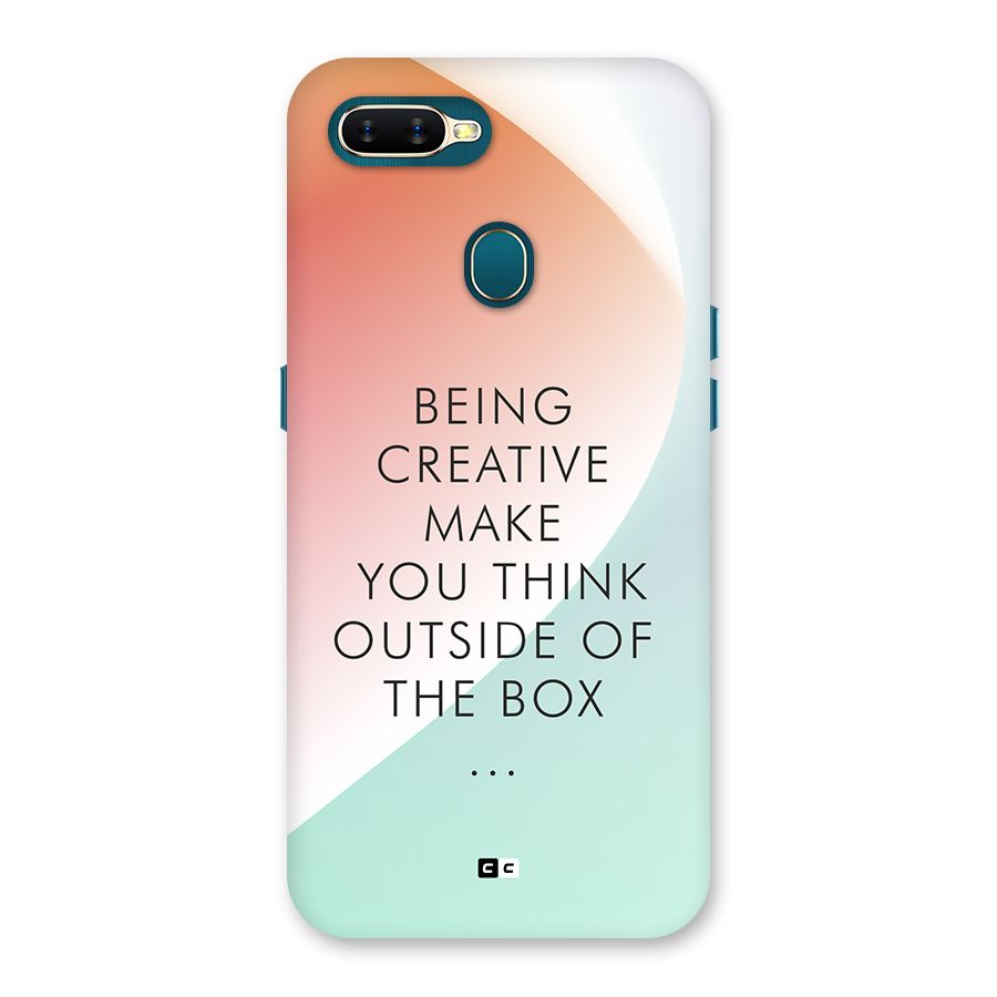Being Creative Back Case for Oppo A7