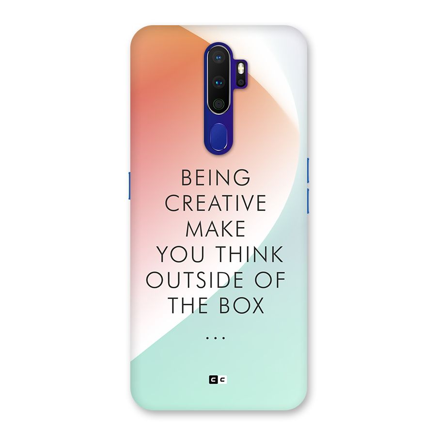 Being Creative Back Case for Oppo A9 (2020)