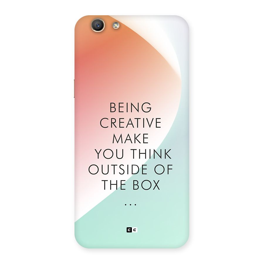 Being Creative Back Case for Oppo F1s