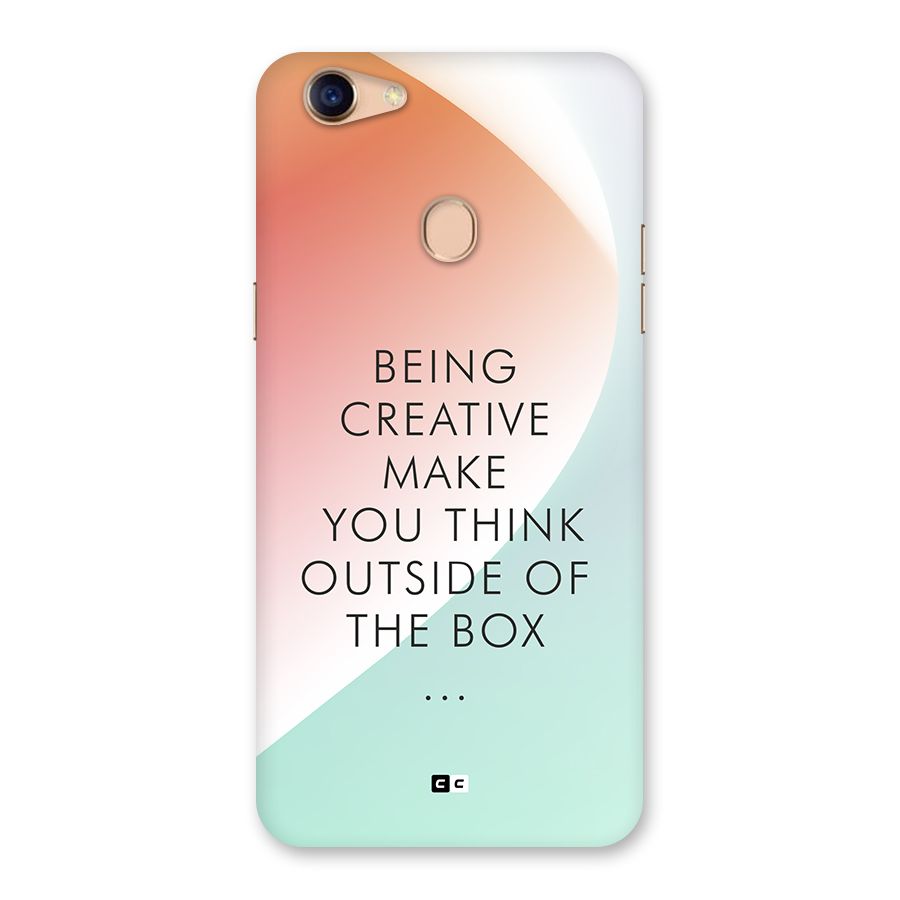 Being Creative Back Case for Oppo F5