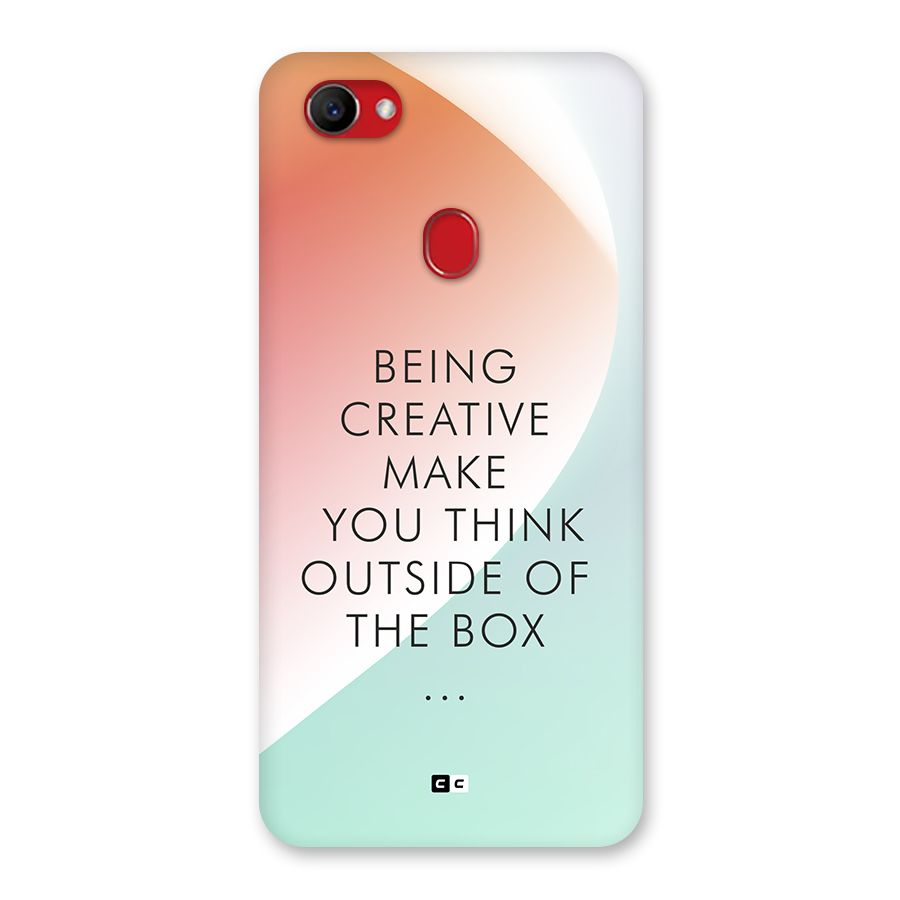 Being Creative Back Case for Oppo F7