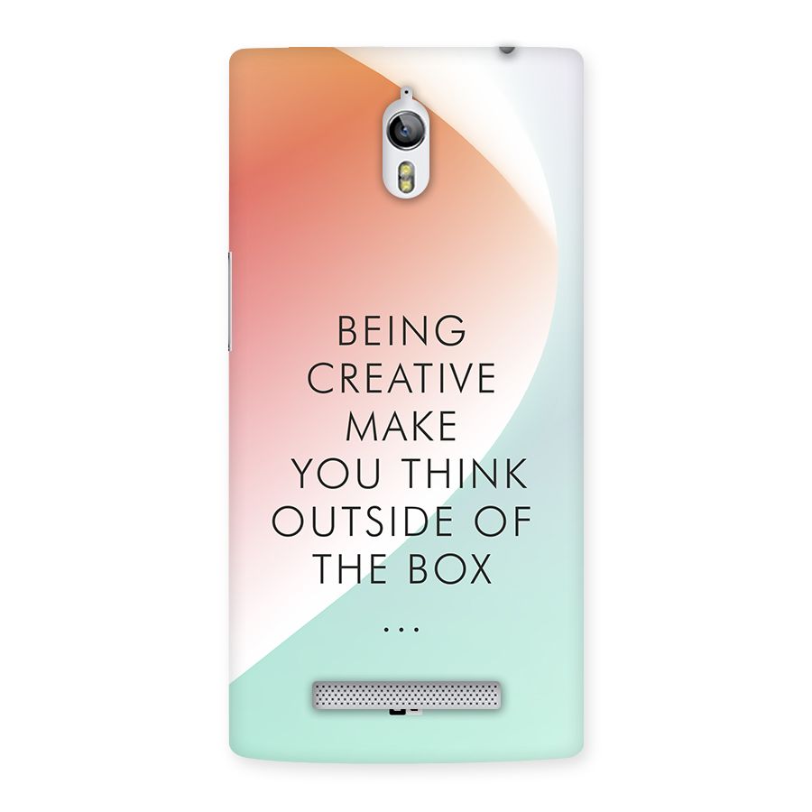 Being Creative Back Case for Oppo Find 7