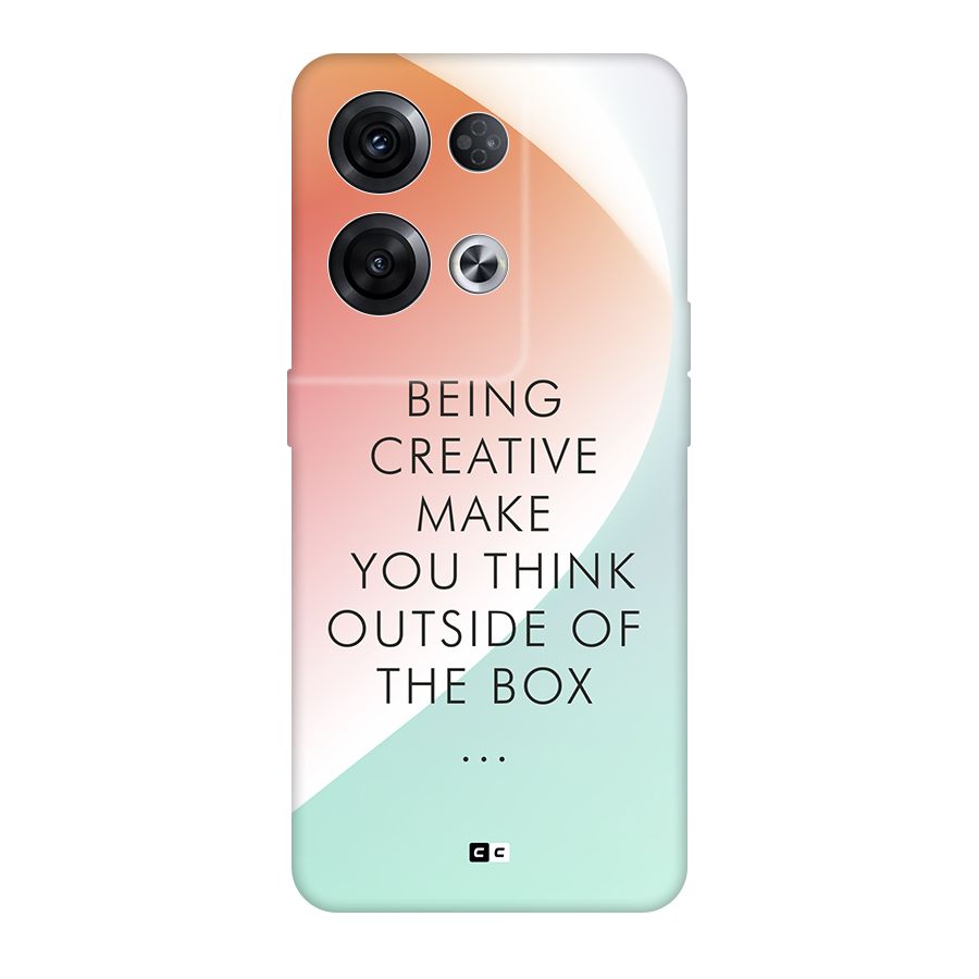 Being Creative Back Case for Oppo Reno8 Pro 5G