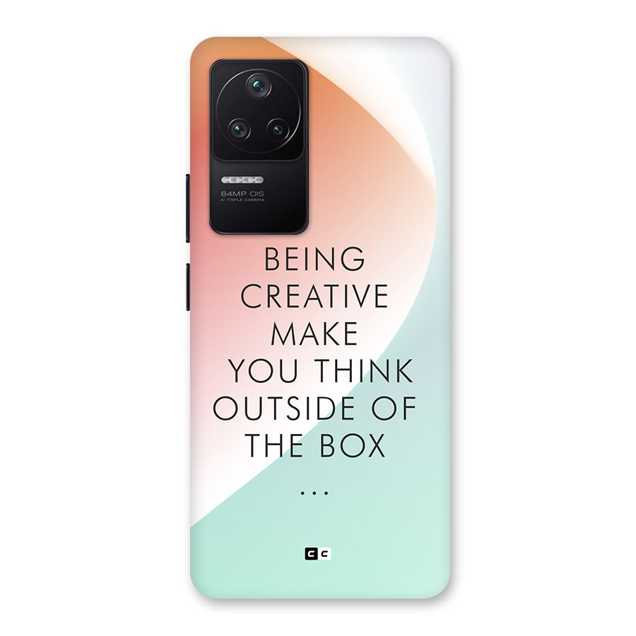 Being Creative Back Case for Poco F4 5G
