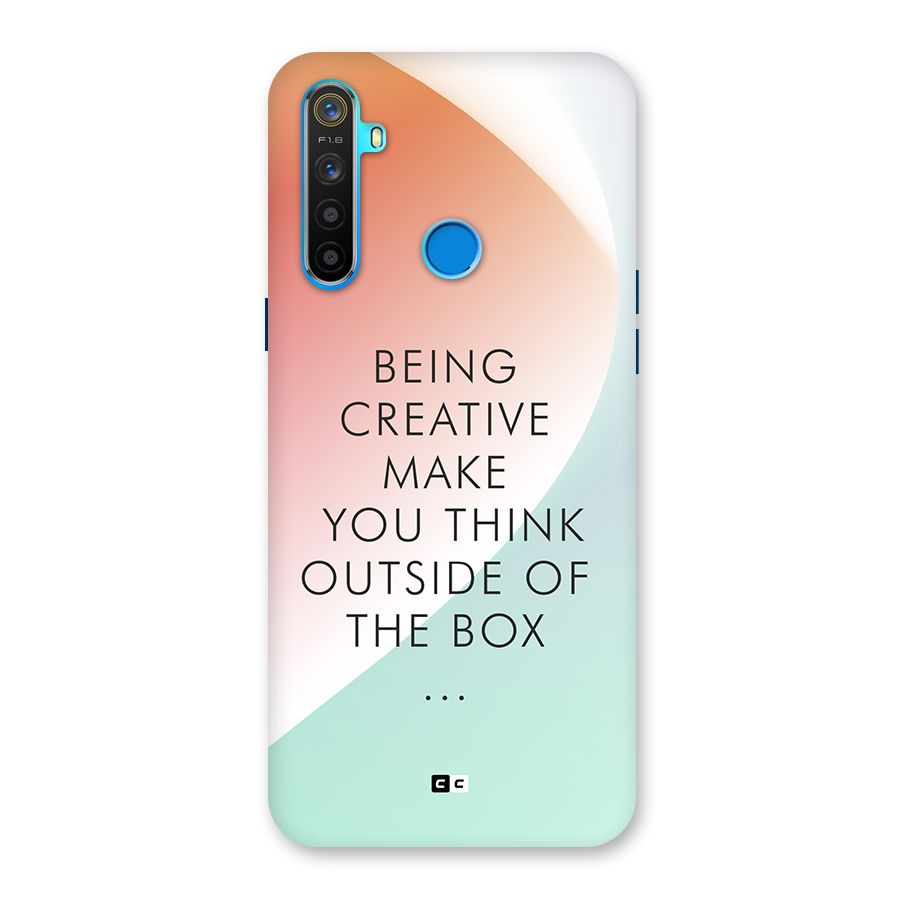 Being Creative Back Case for Realme 5