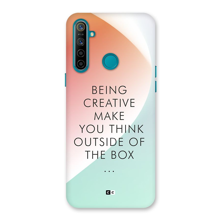 Being Creative Back Case for Realme 5i