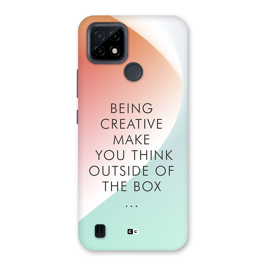 Being Creative Back Case for Realme C21