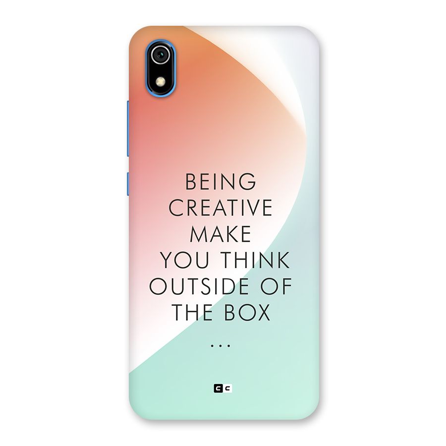 Being Creative Back Case for Redmi 7A