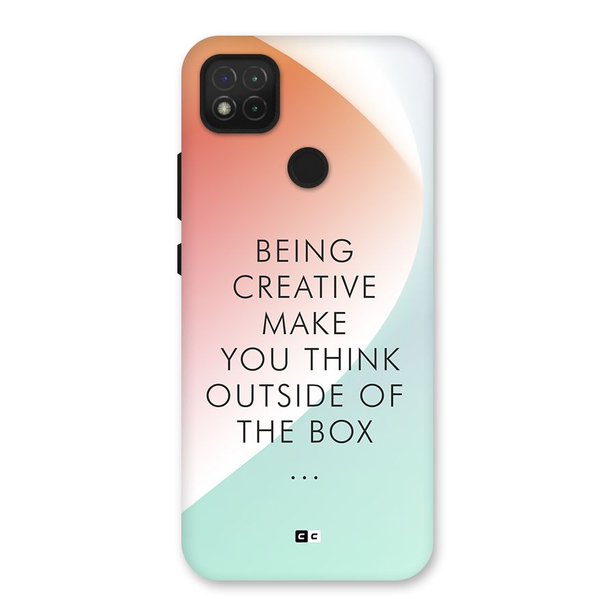 Being Creative Back Case for Redmi 9