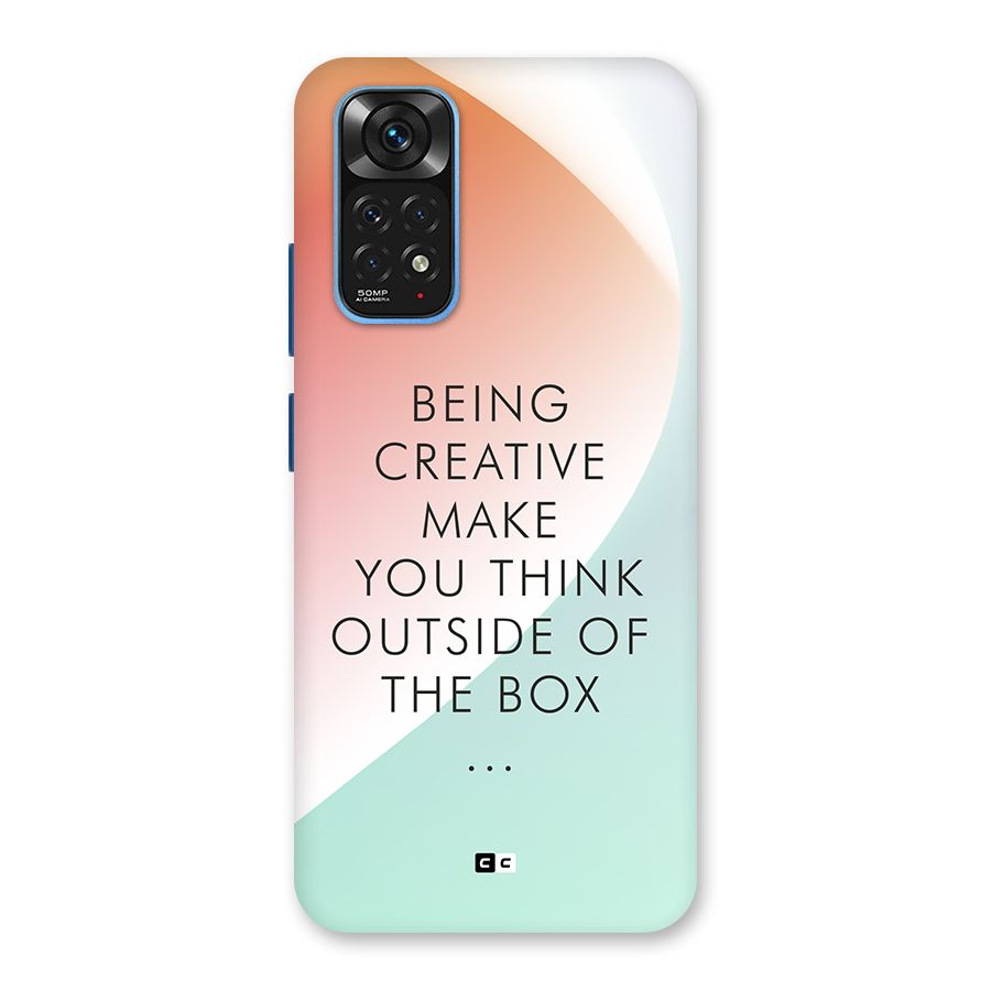 Being Creative Back Case for Redmi Note 11S
