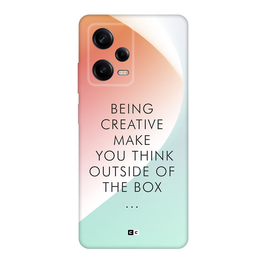 Being Creative Back Case for Redmi Note 12 Pro