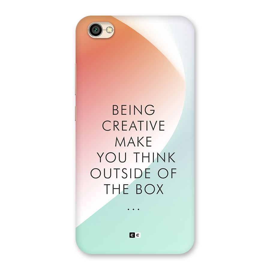 Being Creative Back Case for Redmi Y1 Lite