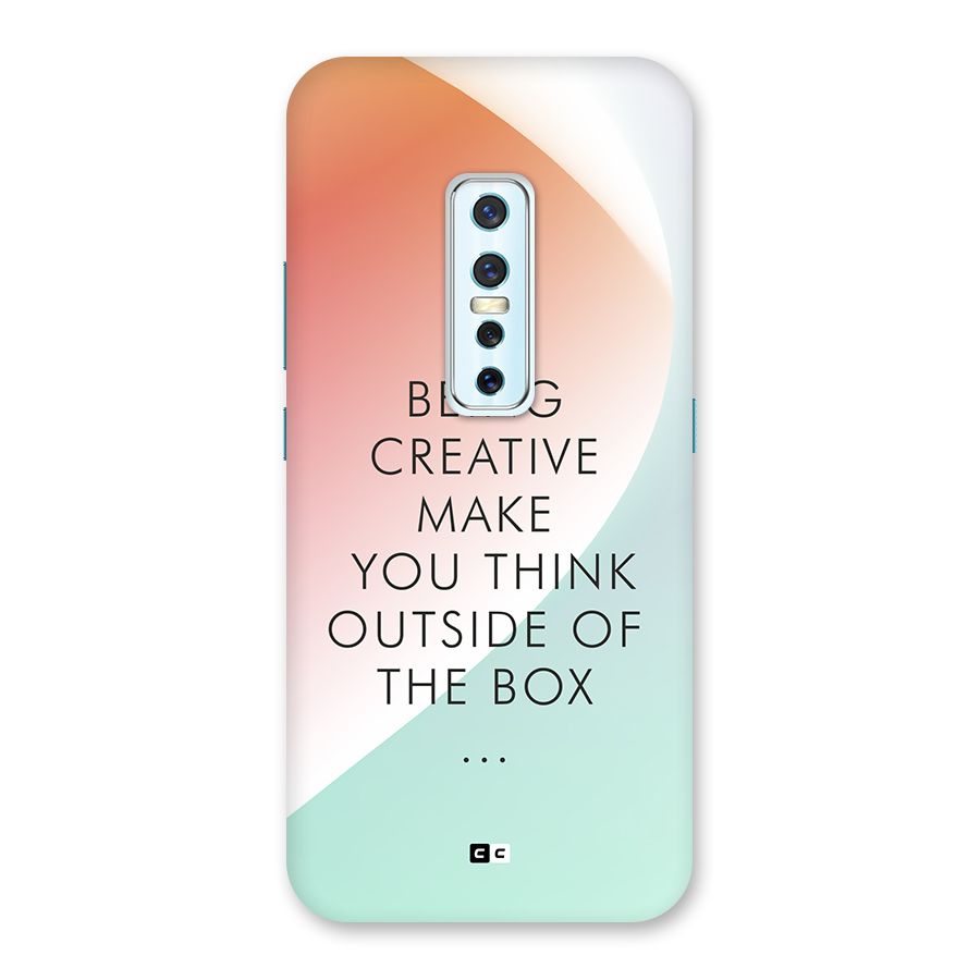 Being Creative Back Case for Vivo V17 Pro
