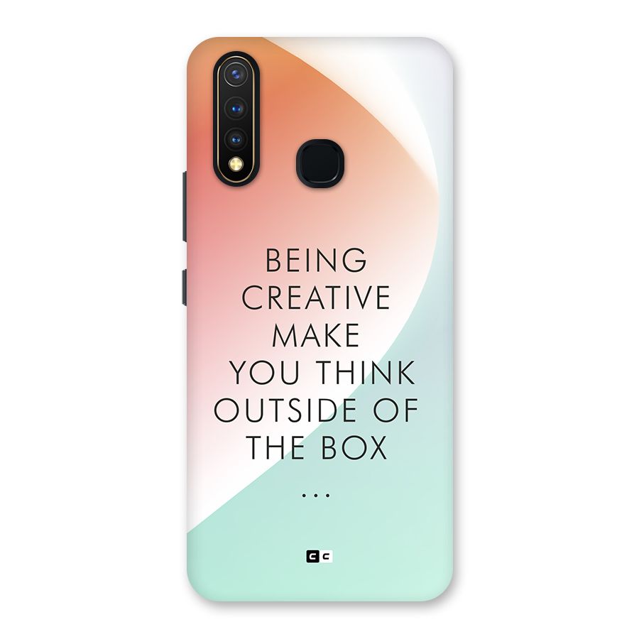 Being Creative Back Case for Vivo Y19