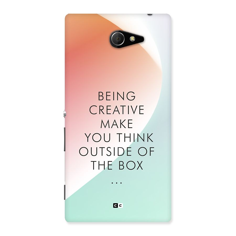 Being Creative Back Case for Xperia M2