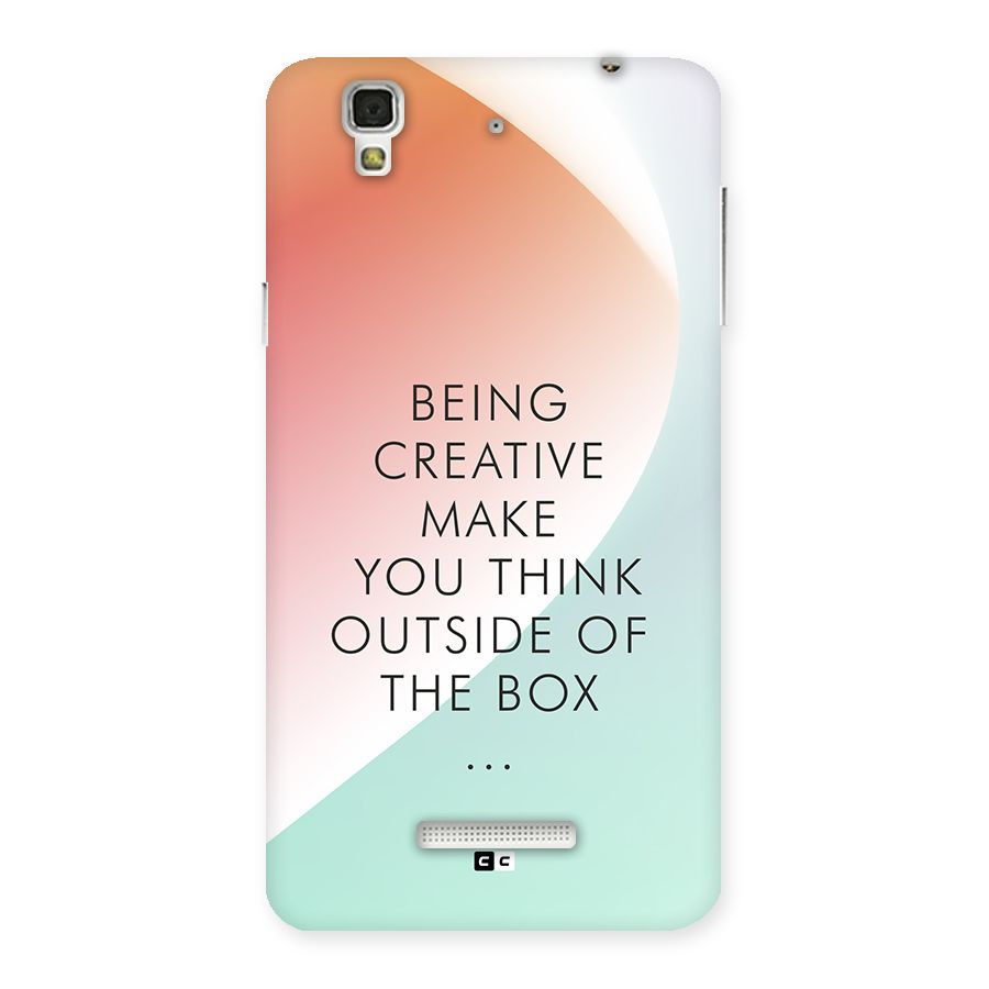 Being Creative Back Case for Yureka