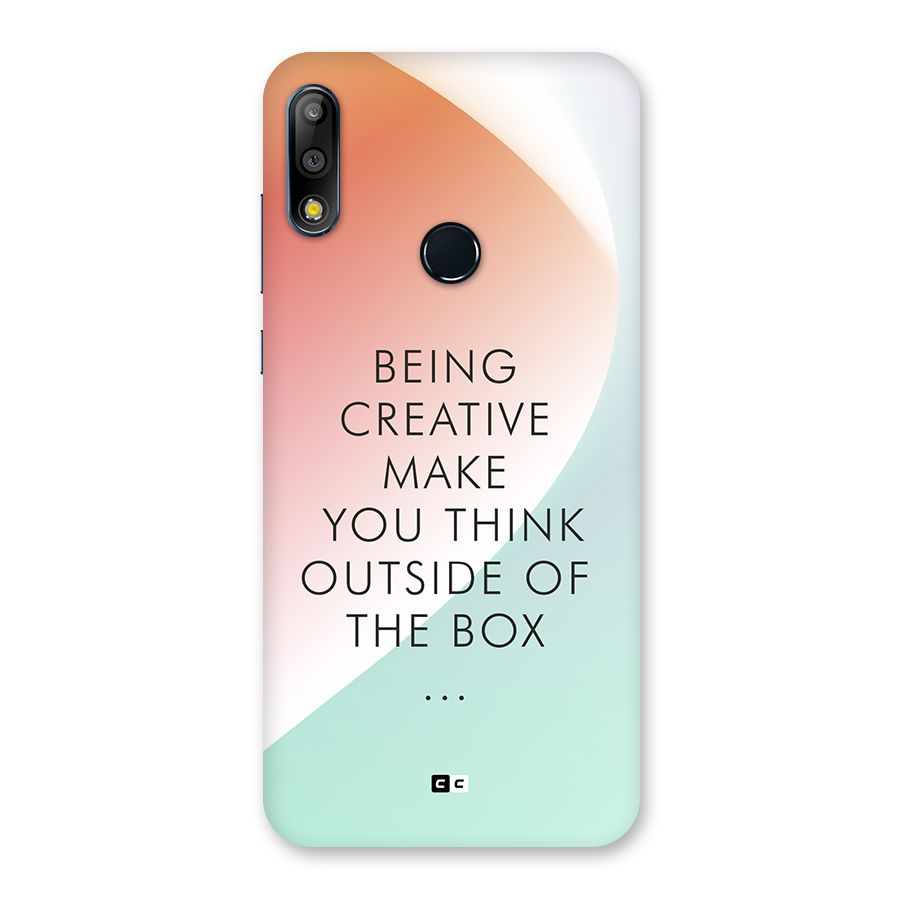 Being Creative Back Case for Zenfone Max Pro M2