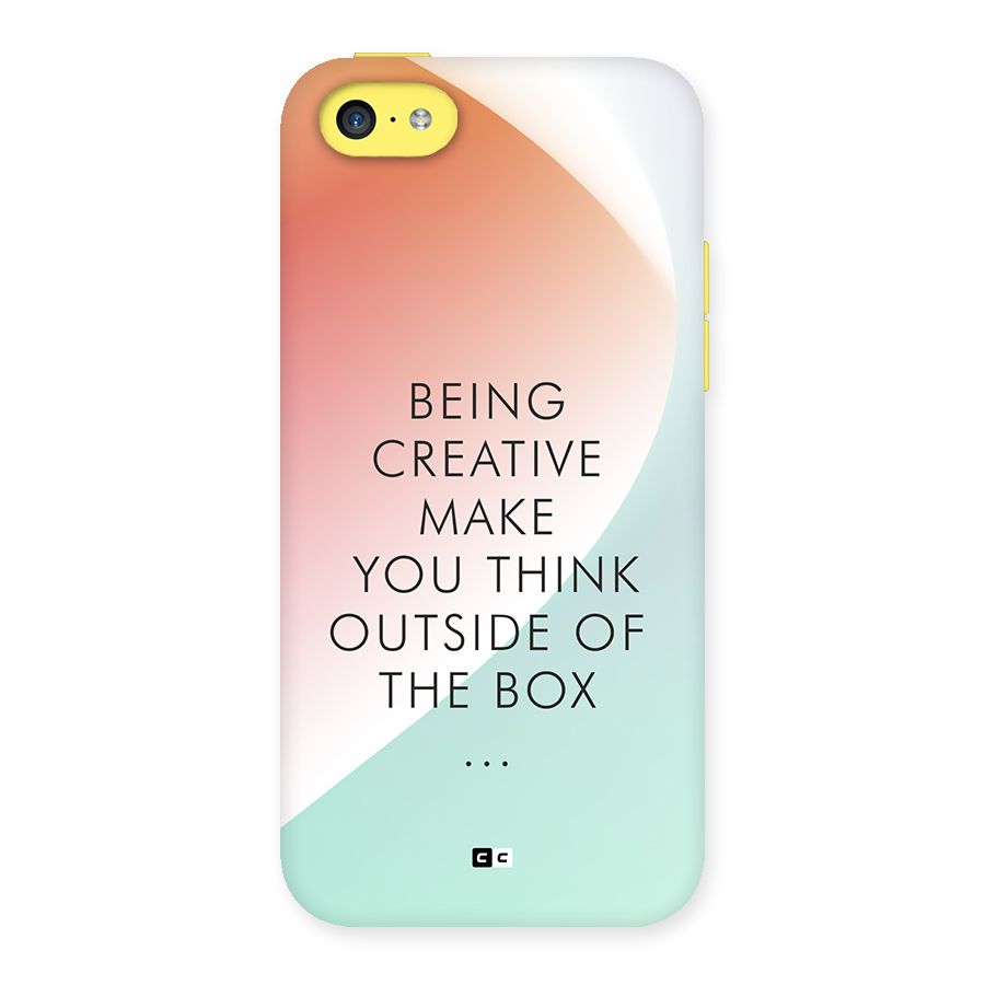 Being Creative Back Case for iPhone 5C