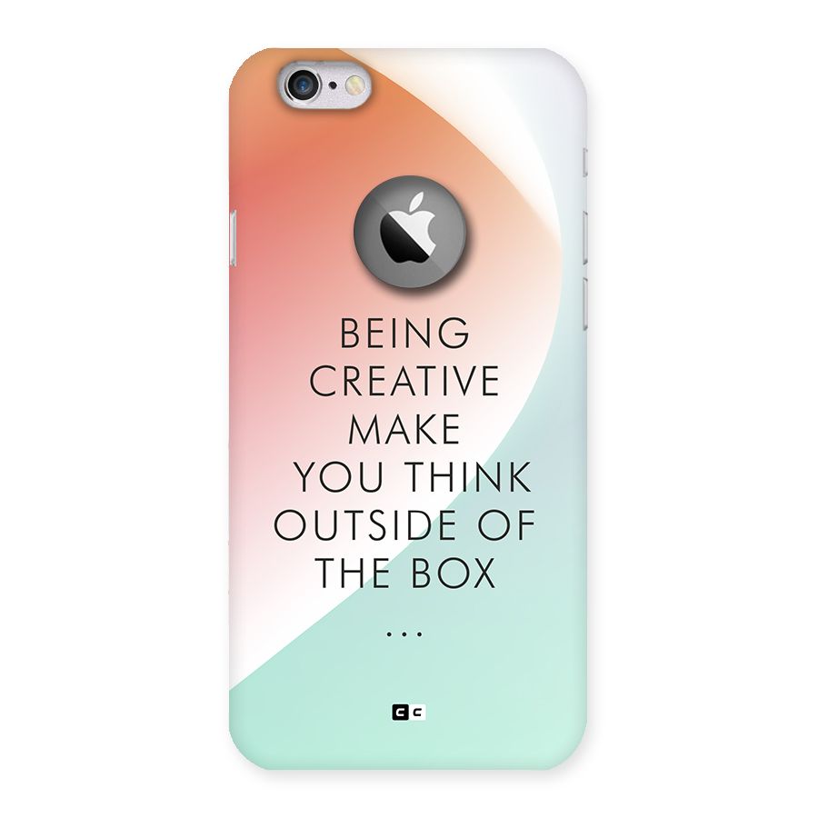 Being Creative Back Case for iPhone 6 Logo Cut
