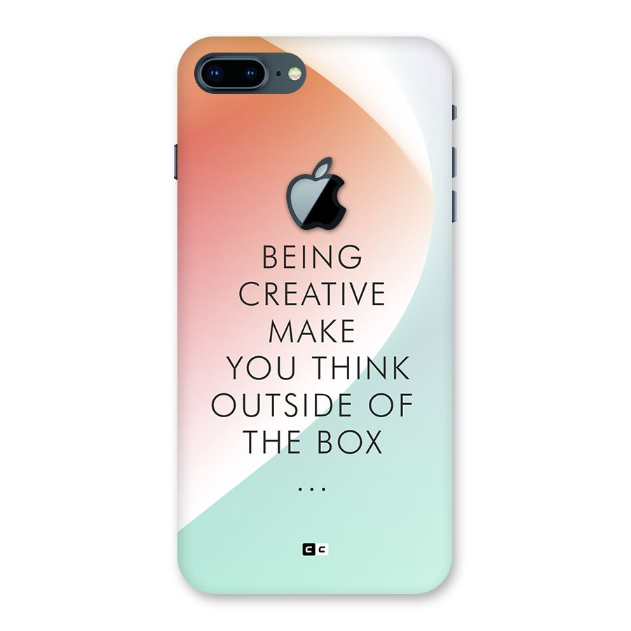 Being Creative Back Case for iPhone 7 Plus Apple Cut