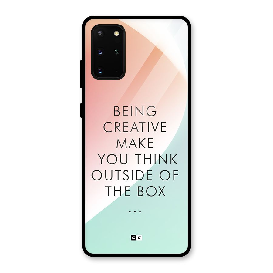 Being Creative Glass Back Case for Galaxy S20 Plus