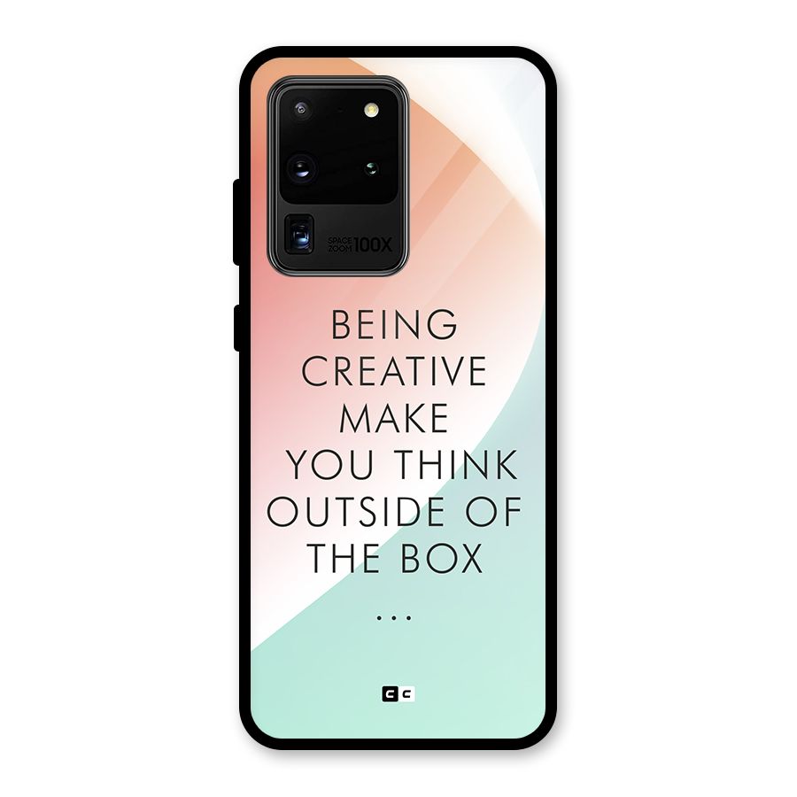 Being Creative Glass Back Case for Galaxy S20 Ultra
