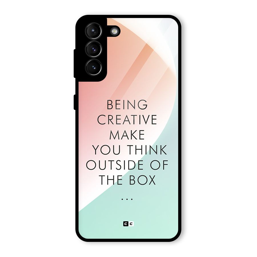 Being Creative Glass Back Case for Galaxy S21 Plus