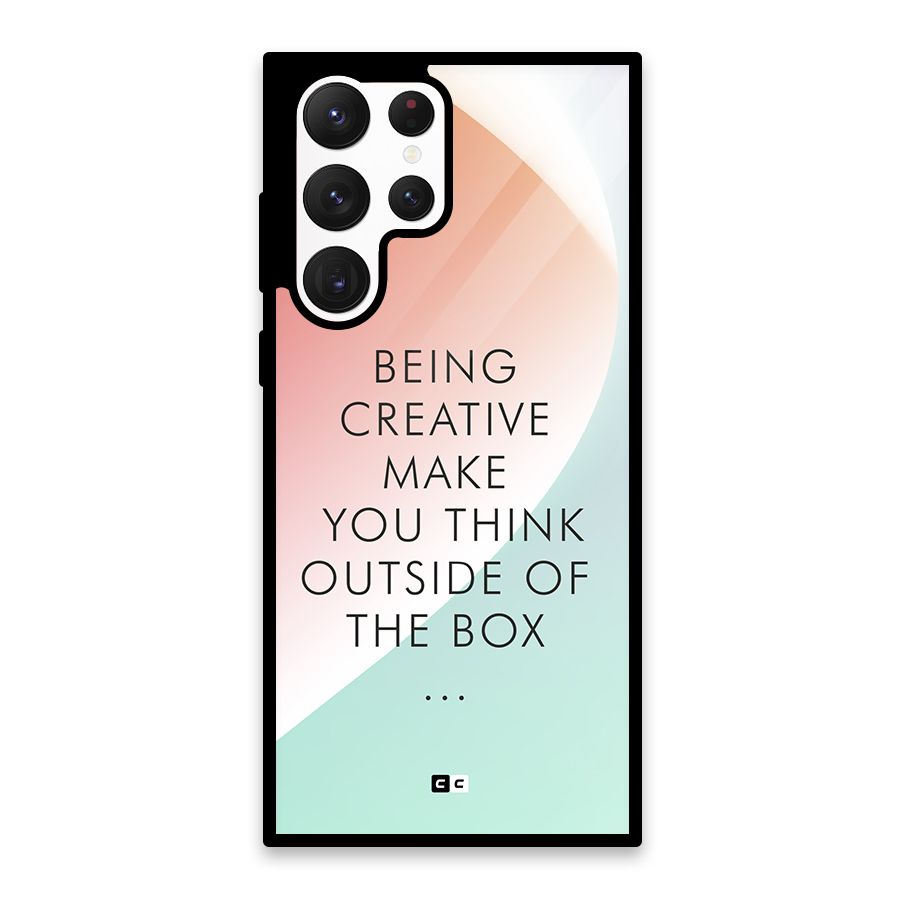 Being Creative Glass Back Case for Galaxy S22 Ultra 5G