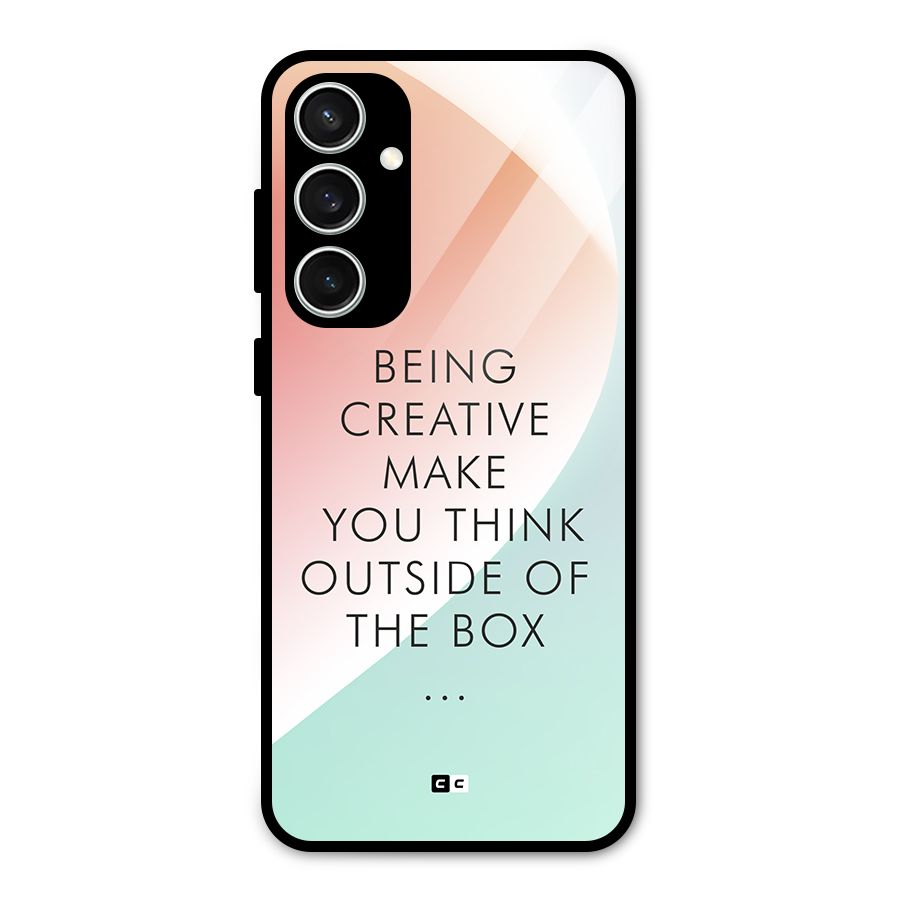 Being Creative Glass Back Case for Galaxy S23 FE