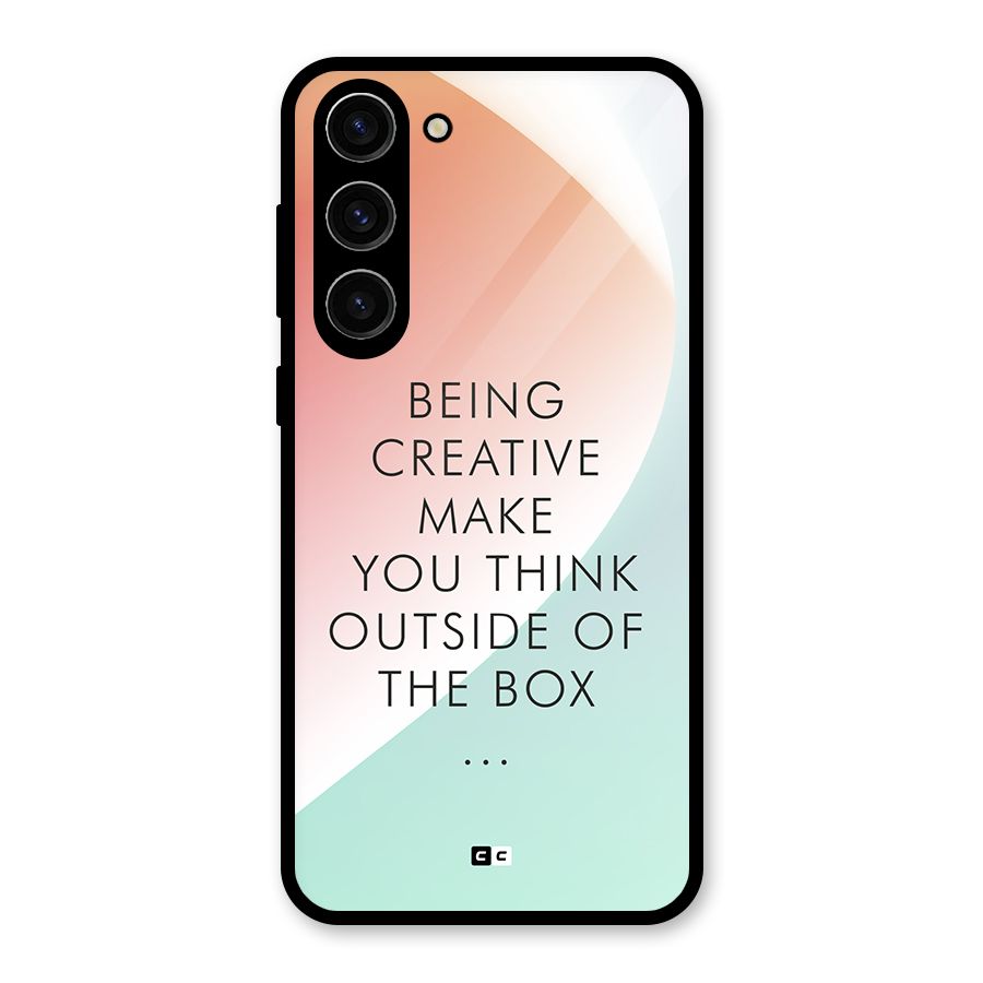 Being Creative Glass Back Case for Galaxy S23 Plus