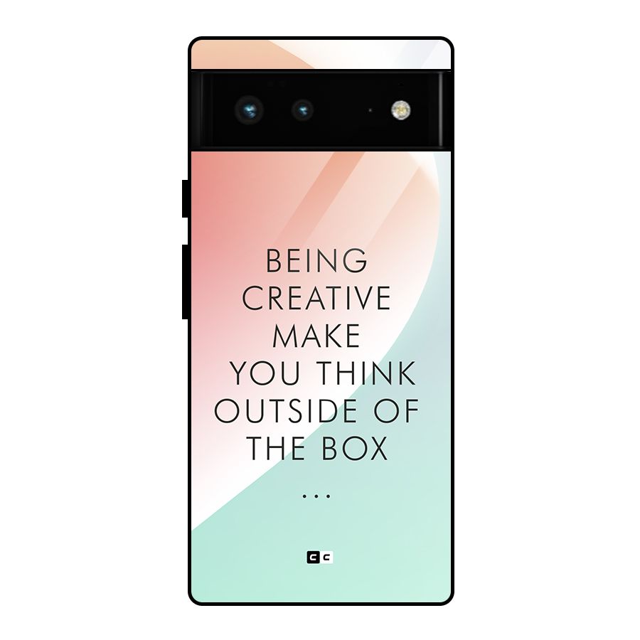 Being Creative Glass Back Case for Google Pixel 6