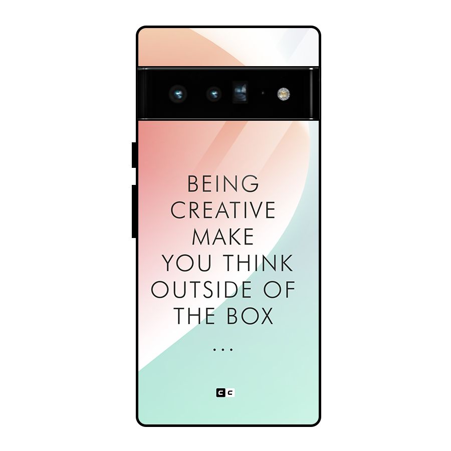 Being Creative Glass Back Case for Google Pixel 6 Pro