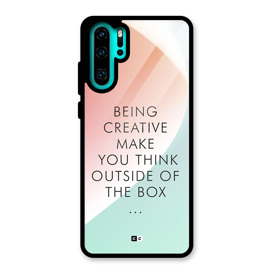 Being Creative Glass Back Case for Huawei P30 Pro