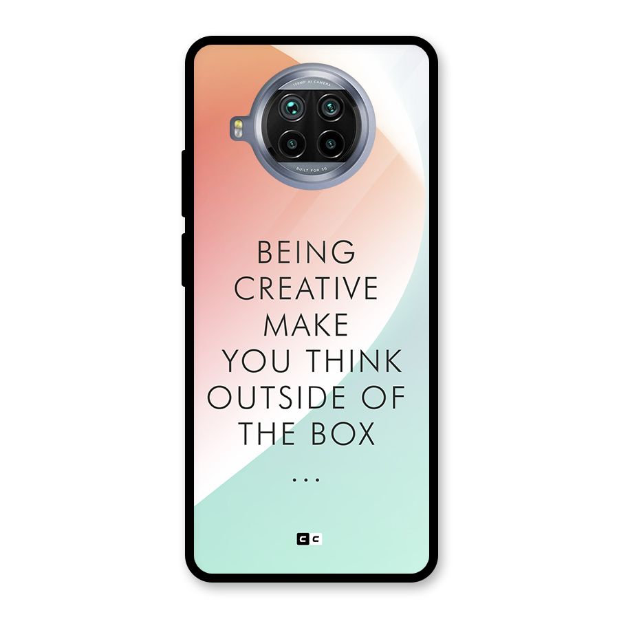 Being Creative Glass Back Case for Mi 10i
