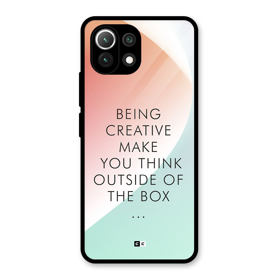 Being Creative Glass Back Case for Mi 11 Lite NE 5G