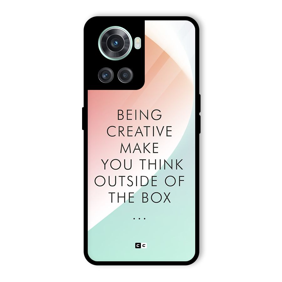 Being Creative Glass Back Case for OnePlus 10R