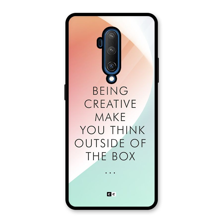 Being Creative Glass Back Case for OnePlus 7T Pro
