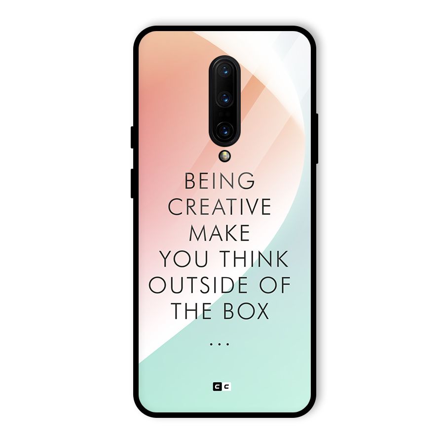 Being Creative Glass Back Case for OnePlus 7 Pro