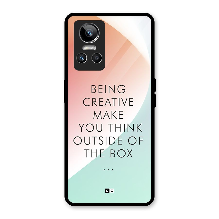 Being Creative Glass Back Case for Realme GT Neo 3