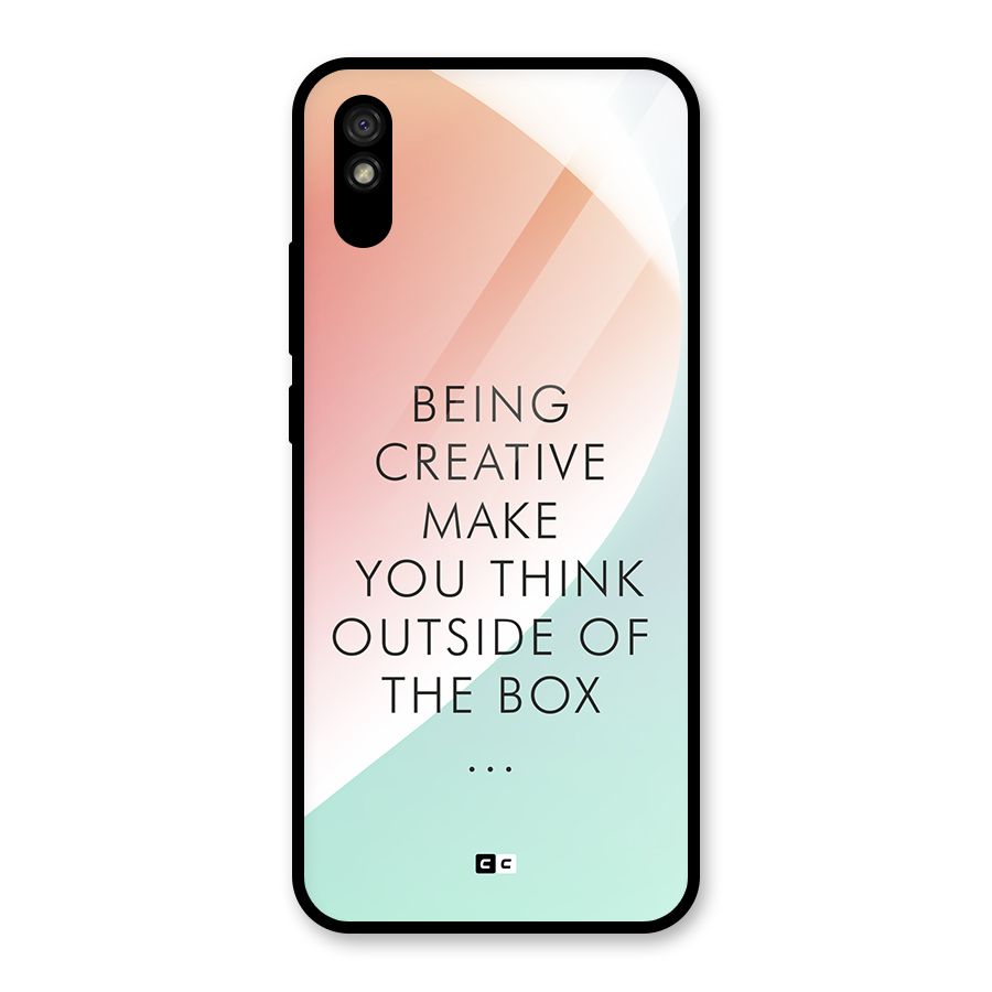Being Creative Glass Back Case for Redmi 9i