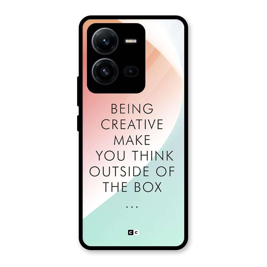 Being Creative Glass Back Case for Vivo V25