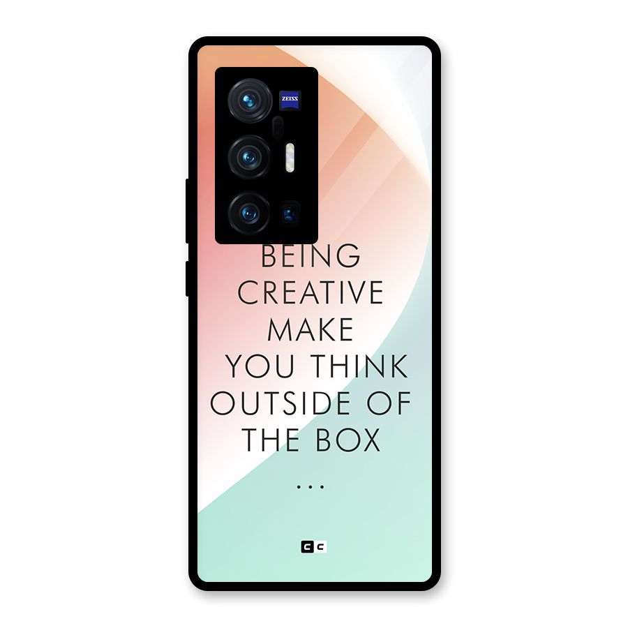 Being Creative Glass Back Case for Vivo X70 Pro Plus